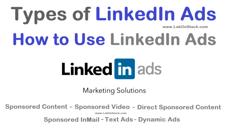 types of linked in ads
